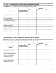 VA Form 21-534 Application for Dependency and Indemnity Compensation, Death Pension and Accrued Benefits by a Surviving Spouse or Child (Including Death Compensation if Applicable), Page 8