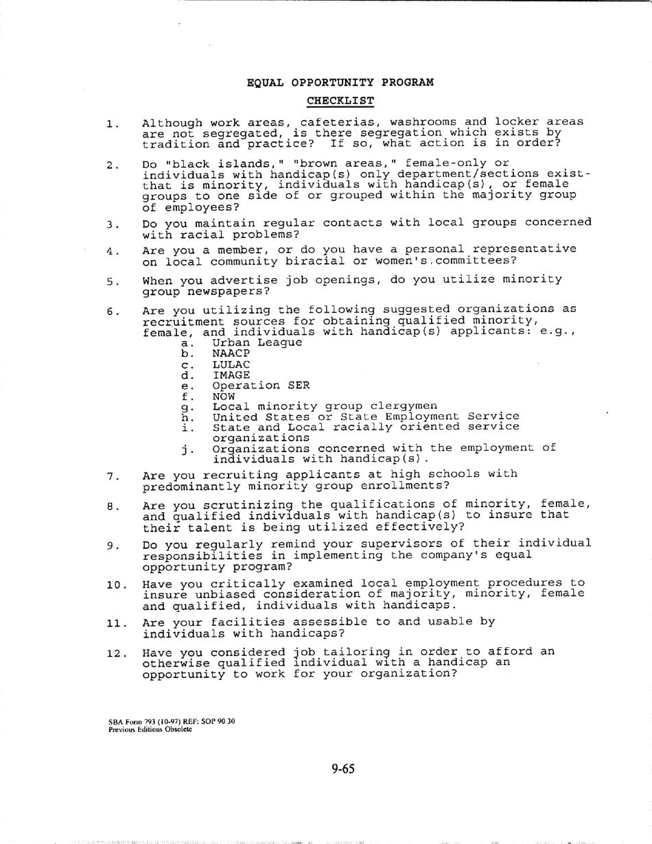 SBA Form 793 Notice to New SBA Borrowers, Page 7