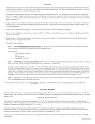 ATF Form 3310.4 Report of Multiple Sale or Other Disposition of Pistols and Revolvers, Page 2