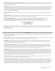 ATF Form 7/7CR (5310.12/5310.16) Application for Federal Firearms License, Page 6