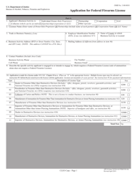 ATF Form 7/7CR (5310.12/5310.16) Application for Federal Firearms License, Page 9