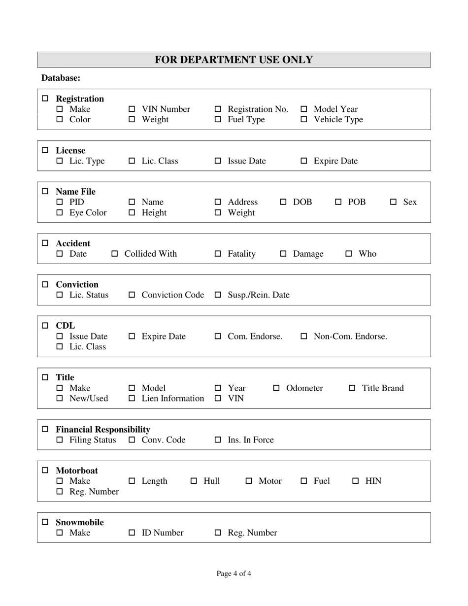 Form TA-VG-118A Dppa User Agreement (Non-standard) - Vermont, Page 4