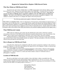 Form TA-VN-191 &quot;Request for National Driver Register File Check on Current or Prospective Employee&quot; - Vermont, Page 2
