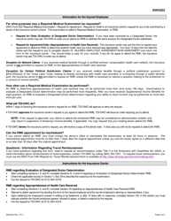 Form DWC022 Required Medical Examination (Rme) - Request for Agreement/Request for Order - Texas, Page 3