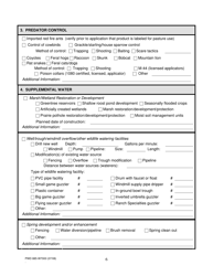 Form PWD885 Wildlife Management Plan for Agricultural Tax Valuation - Texas, Page 6
