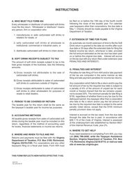 Form 404 Soft Drink Excise Tax Return - Virginia, Page 2