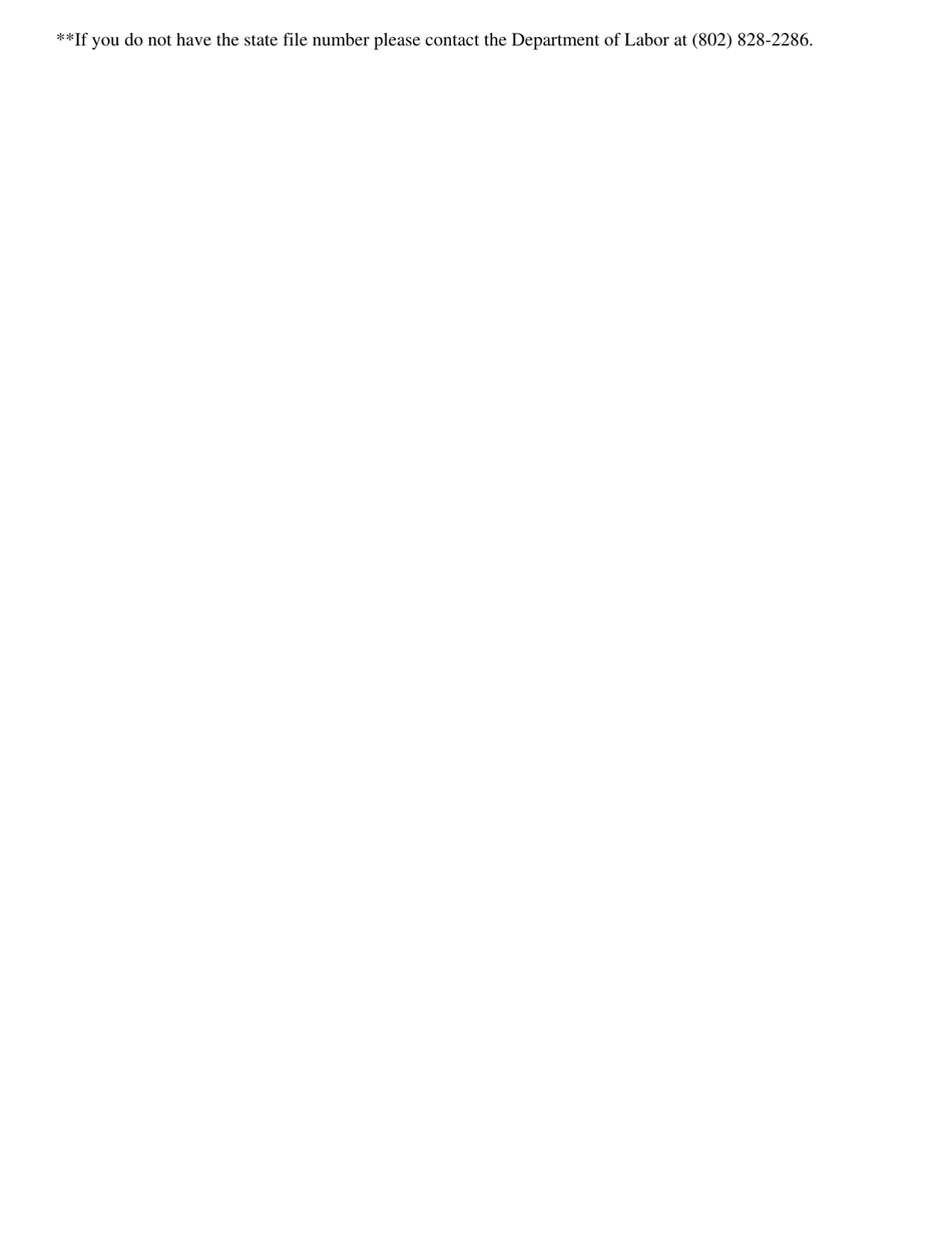 DOL Form 25 Wage Statement - Vermont, Page 2