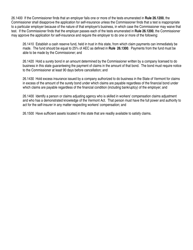DOL Form 30 Application for Self Insurance - Vermont, Page 5