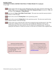 Instructions for Form F700-065-000 Certified Payroll Report - Washington, Page 6