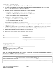 DSHS Form 09-741 Child Support Order Review Request - Washington (Punjabi), Page 3