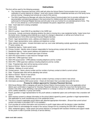 DSHS Form 10-427 School District Communication - Washington, Page 2
