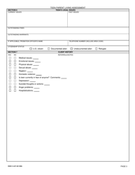 DSHS Form 14-427 Teen Parent Living Assessment - Washington, Page 3