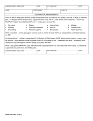 DSHS Form 14-381 Workfirst Individual Responsibility Plan - Washington, Page 2