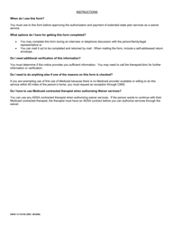 DSHS Form 13-734 Documentation of First Use of Medicaid Benefits (Dda) - Washington (Russian), Page 2