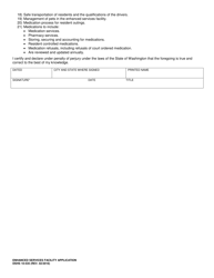 DSHS Form 10-535 Enhanced Services Facility Application - Washington, Page 14