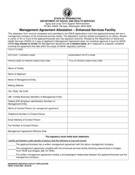 DSHS Form 10-535 Enhanced Services Facility Application - Washington, Page 17