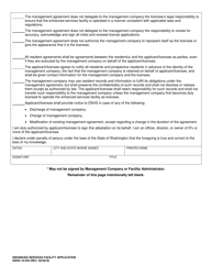 DSHS Form 10-535 Enhanced Services Facility Application - Washington, Page 18