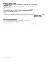 DSHS Form 10-535 Enhanced Services Facility Application - Washington, Page 21