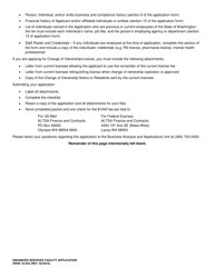 DSHS Form 10-535 Enhanced Services Facility Application - Washington, Page 2