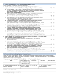 DSHS Form 10-535 Enhanced Services Facility Application - Washington, Page 5