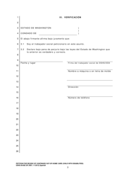 DSHS Formulario 09-892 Peticion De Revision De Colocacion Fuera Del Hogar (Nino Con Una Discapacidad De Desarrollo) - Washington (Spanish), Page 3