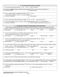 DSHS Form 14-057B Noncustodial Parent Child Support Enforcement Application - Washington, Page 3