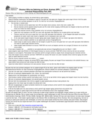DSHS Form 14-381 Workfirst Individual Responsibility Plan - Washington (Trukese)