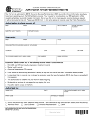 Document preview: DSHS Form 17-211 Authorization for Ssi Facilitation Records - Washington