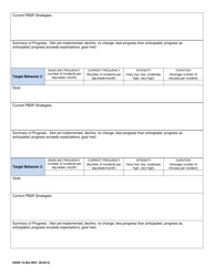 DSHS Form 15-384 Provider Progress Report of Behavior Management and Consultation and Staff/Family Training and Consultation Services (Dda) - Washington, Page 2