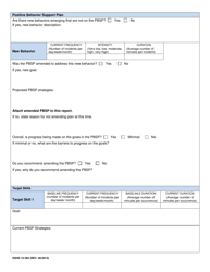 DSHS Form 15-384 Provider Progress Report of Behavior Management and Consultation and Staff/Family Training and Consultation Services (Dda) - Washington, Page 3