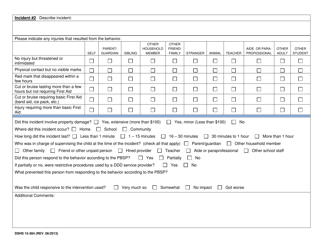 DSHS Form 15-384 Provider Progress Report of Behavior Management and Consultation and Staff/Family Training and Consultation Services (Dda) - Washington, Page 6