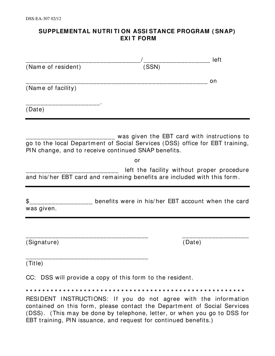 Form Dss Ea 307 Fill Out Sign Online And Download Printable Pdf South Dakota Templateroller 5108