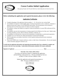 Career Lattice Initial Application - South Dakota, Page 6