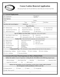 Career Lattice Renewal Application Form - South Dakota, Page 2