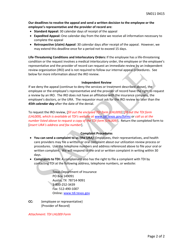 Sample Form SN011 Notice of Adverse Determination - Wc Network - Texas, Page 2