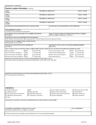 Form LHL234 Texas Standardized Credentialing Application - Texas, Page 19