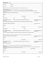 Form LHL234 Texas Standardized Credentialing Application - Texas, Page 4