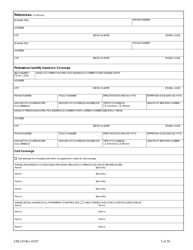 Form LHL234 Texas Standardized Credentialing Application - Texas, Page 5