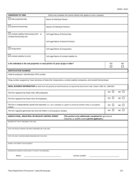 Form SF043 Application for a Fireworks License and/or Permit - Texas, Page 2