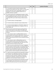 Form FIN586 Managing General Agency (Mga) Contract Review Checklist - Texas, Page 4