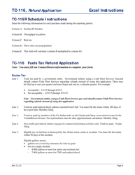 Instructions for Form TC-116 Fuels Tax Refund Application - Utah, Page 3