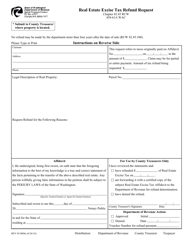 Form REV84 0004E Real Estate Excise Tax Refund Request - Washington, Page 2