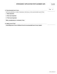 Form TJPC-AGE-06A-04 (2087) Interagency Application for Placement (Iap) - Texas, Page 3