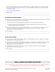 Form TJPC-FIS-20-05 Private Service Provider Selection, Contract and Monitoring Process Checklist for Residential Services - Texas, Page 2