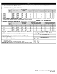 Form RARC-SEX-01-04 Texas Juvenile Sex Offender Risk Assessment Instrument - Texas, Page 2