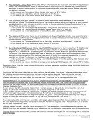 Form RARC-SEX-01-04 Texas Juvenile Sex Offender Risk Assessment Instrument - Texas, Page 5