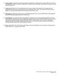 Form RARC-SEX-01-04 Texas Juvenile Sex Offender Risk Assessment Instrument - Texas, Page 7