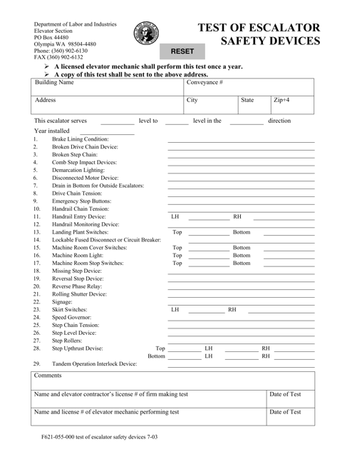 Form F621-055-000  Printable Pdf