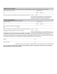 Form TC-758 Application for Updated or Additional Motor Vehicle Business License - Utah, Page 2