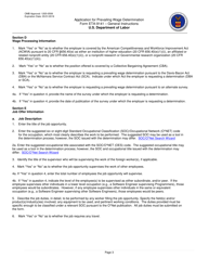 Instructions for Form ETA-9141 Application for Prevailing Wage Determination, Page 3